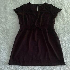 32 Degrees Black Sheath Mini Dress Crew Neck